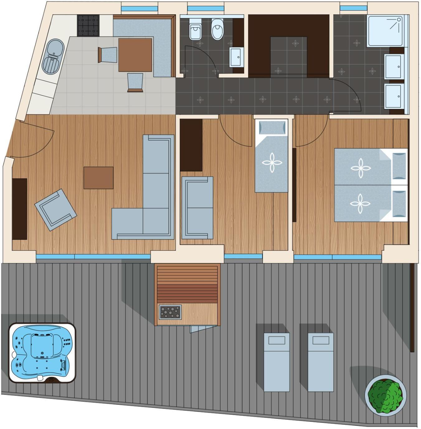 لا فالي Apartments Aois 4 Elements Suits المظهر الخارجي الصورة